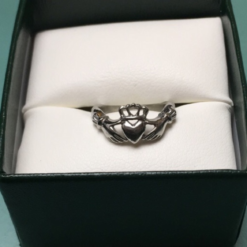 Claddagh ring.